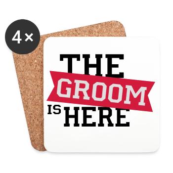 6061912 120134521 groom - Untersetzer (4er-Set) - Weiß - Vorne