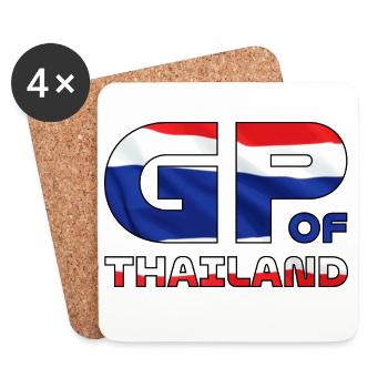 thailand_gp - Dessous de verre (lot de 4) - blanc - Devant