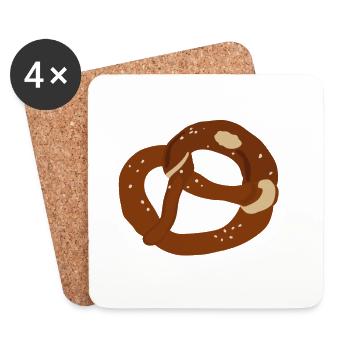 BREZEL - Untersetzer (4er-Set) - Weiß - Vorne