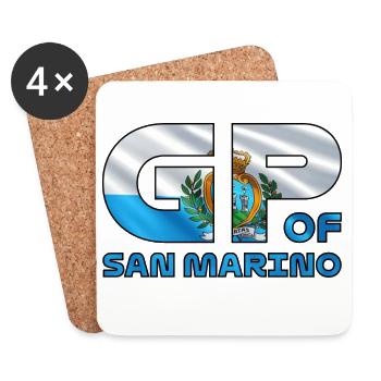 san_marino_gp - Coasters (set of 4) - white - Front