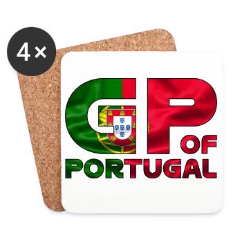 portugal_gp - Untersetzer (4er-Set) - Weiß - Vorne