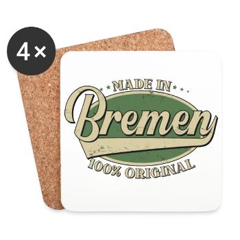Bremen Bremer Original - Untersetzer (4er-Set) - Weiß - Vorne
