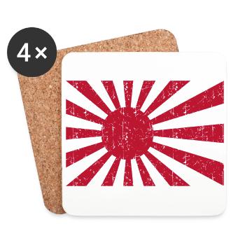Japan - Coasters (set of 4) - white - Front
