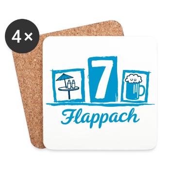 Flappach Tisch 7 Ravensburg - Untersetzer (4er-Set) - Weiß - Vorne