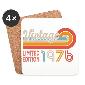 1976 Anniversary 1976 50 Years - Coasters (set of 4) - white - Front