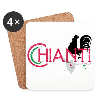 Chianti - Untersetzer (4er-Set) - Weiß - Vorne