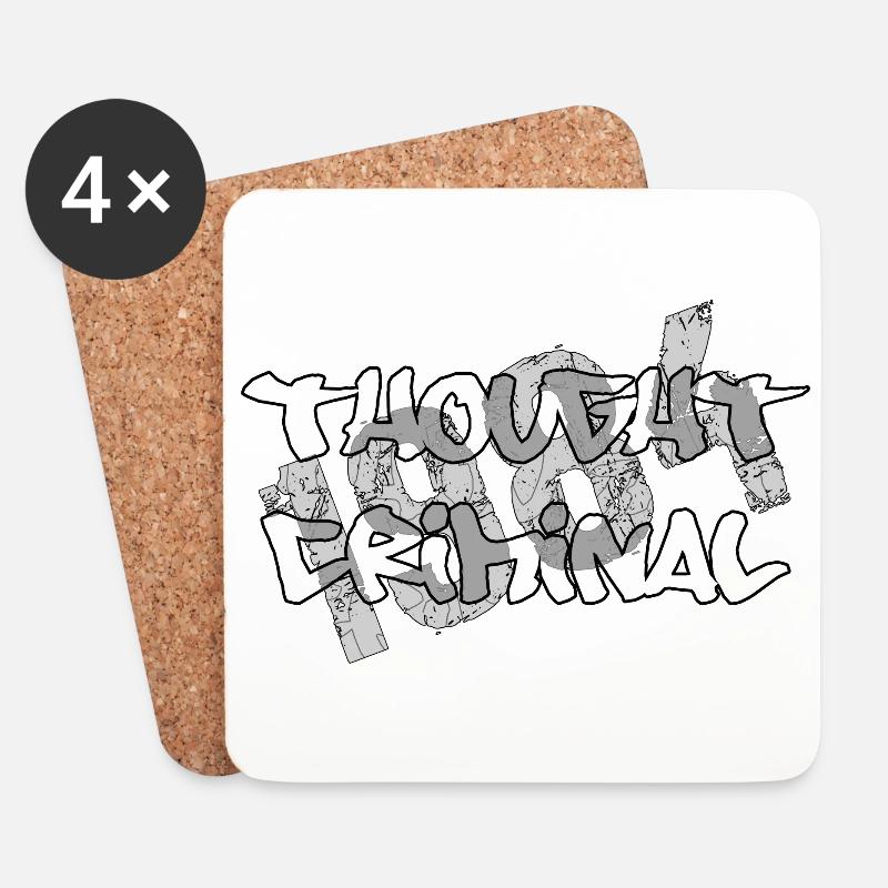Thought Criminal - 1984 - Untersetzer (4er-Set) - Weiß