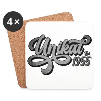 Unikat Est. 1955 - Untersetzer (4er-Set) - Weiß - Vorne