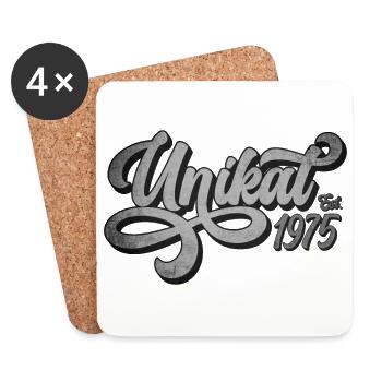 Unikat Est. 1975 - Untersetzer (4er-Set) - Weiß - Vorne