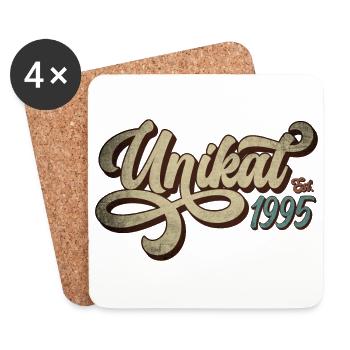 Unikat Est. 1995 - Untersetzer (4er-Set) - Weiß - Vorne
