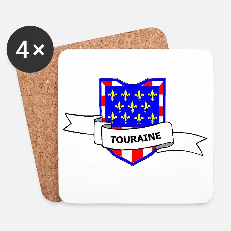 Touraine - Untersetzer (4er-Set) - Weiß