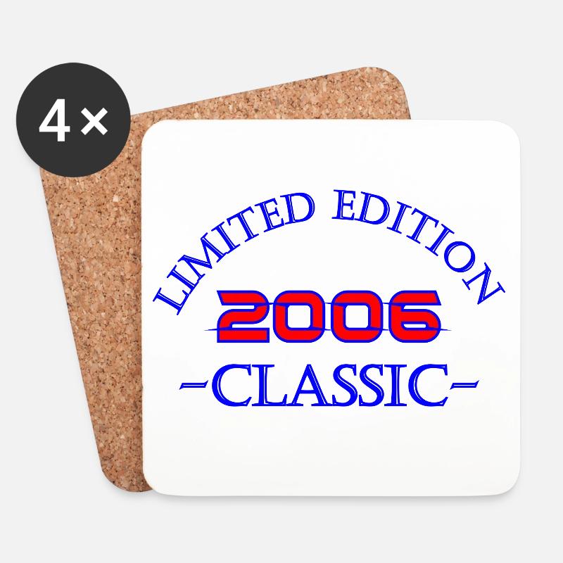 Édition Limitée Classique 2006 - Dessous de verre (lot de 4) - blanc