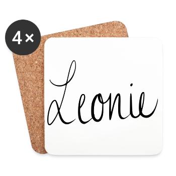 Leonie - Untersetzer (4er-Set) - Weiß - Vorne