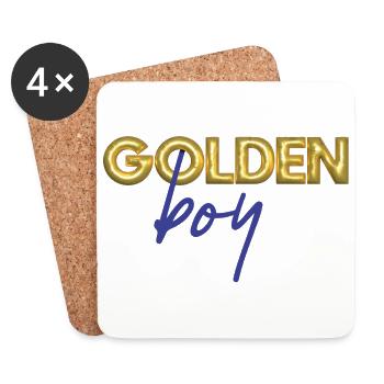 Golden boy - Dessous de verre (lot de 4) - blanc - Devant