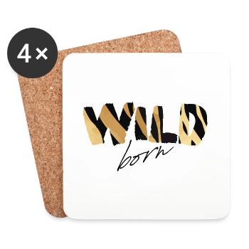 Wild Born Gold Tarnung - Untersetzer (4er-Set) - Weiß - Vorne