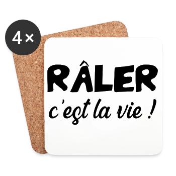 Complaining is life! Humor Funny Joke - Coasters (set of 4) - white - Front