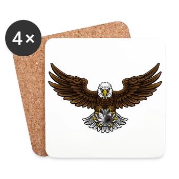 Boule Adler - Coasters (set of 4) - white - Front