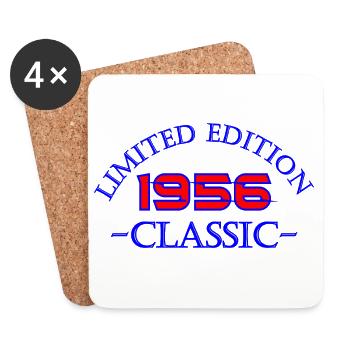 1956 Limitierte Klassik - Untersetzer (4er-Set) - Weiß - Vorne