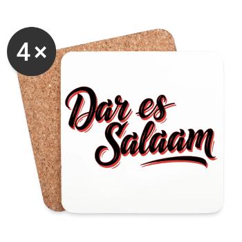 Dar es Salaam - Dessous de verre (lot de 4) - blanc - Devant