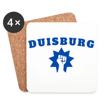 Duisburg - Coasters (set of 4) - white - Front