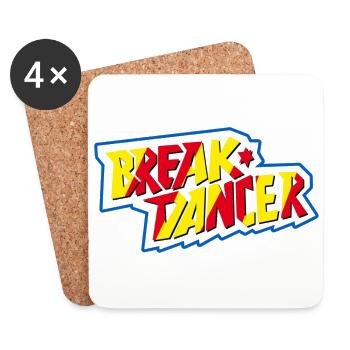 BreakDancer - Coasters (set of 4) - white - Front