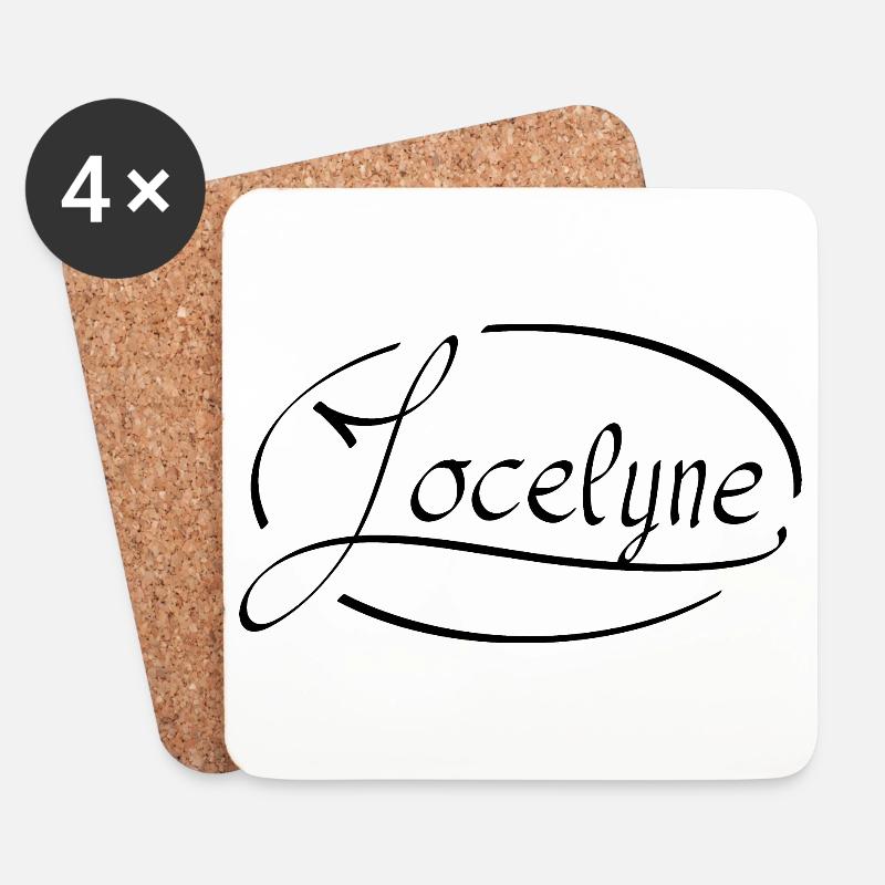 Jocelyne - Coasters (set of 4) - white