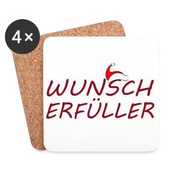 WUNSCHERFÜLLER - Untersetzer (4er-Set) - Weiß - Vorne