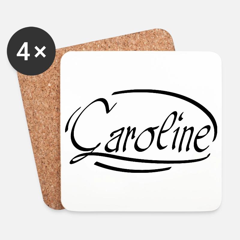 Carolina - Untersetzer (4er-Set) - Weiß