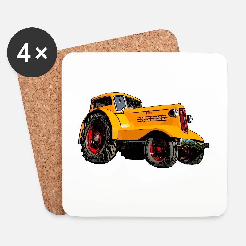 Minneapolis UDLX Komfortraktor - Untersetzer (4er-Set) - Weiß