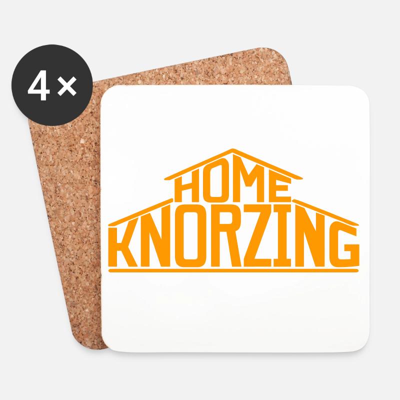 Homeknorzing - Untersetzer (4er-Set) - Weiß