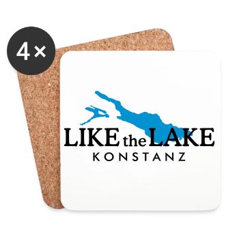 Like the Lake - Konstanz am Bodensee - Untersetzer (4er-Set) - Weiß - Vorne