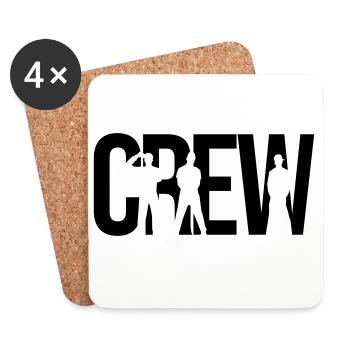 crew - Dessous de verre (lot de 4) - blanc - Devant