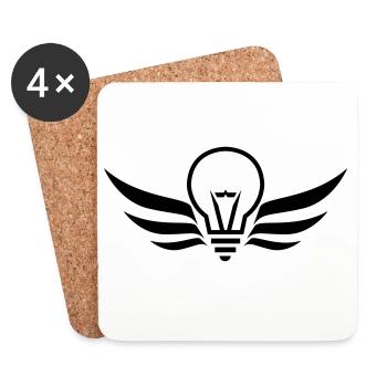 Electrician Electricity Elektriker Electricien Job - Coasters (set of 4) - white - Front