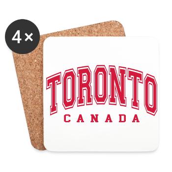 Toronto - Coasters (set of 4) - white - Front