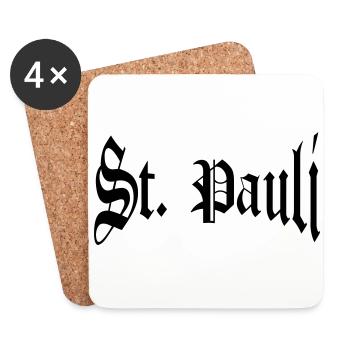 Saint-Pauli - Dessous de verre (lot de 4) - blanc - Devant