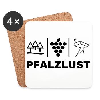 Pfälzer Life Style - Untersetzer (4er-Set) - Weiß - Vorne