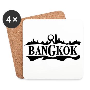 Bangkok - Untersetzer (4er-Set) - Weiß - Vorne