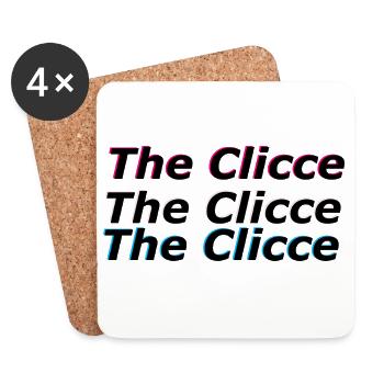 TheClicc Desing (New) - Untersetzer (4er-Set) - Weiß - Vorne