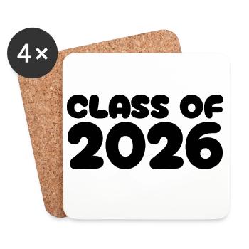 Class of 2026 - Coasters (set of 4) - white - Front