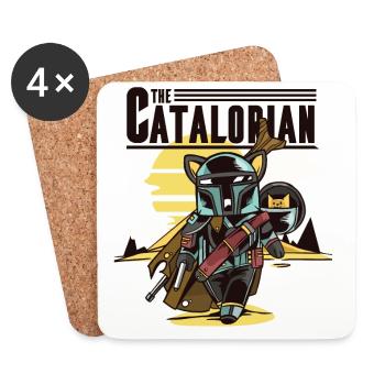 The Catalorian - Coasters (set of 4) - white - Front