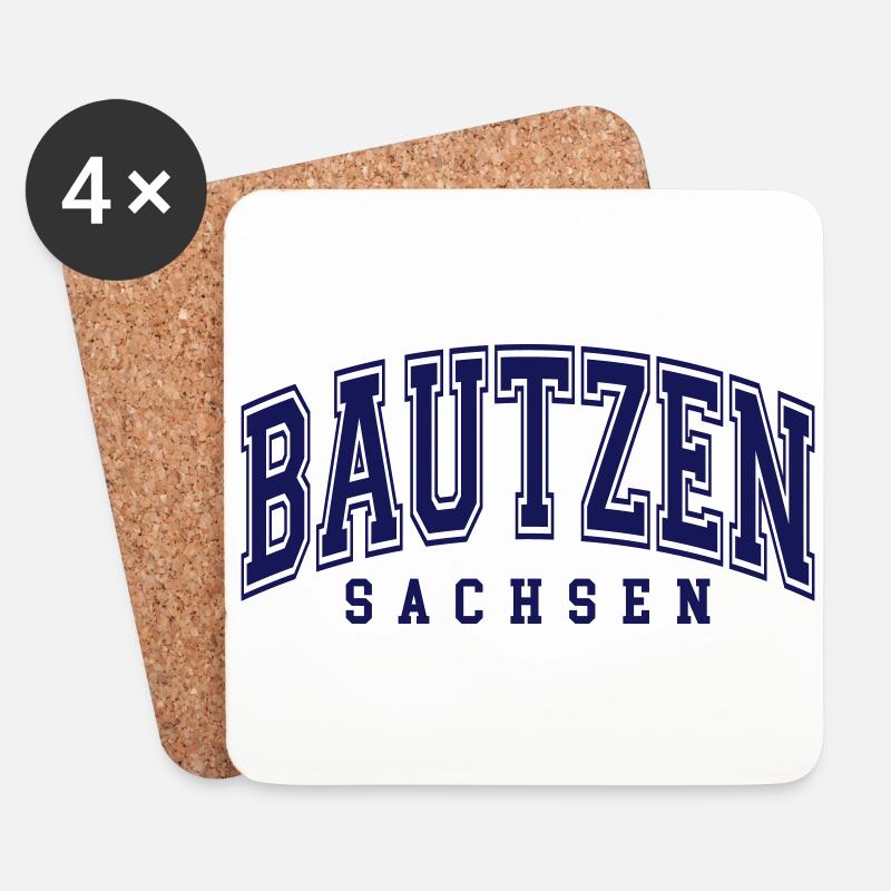 Bautzen - Untersetzer (4er-Set) - Weiß
