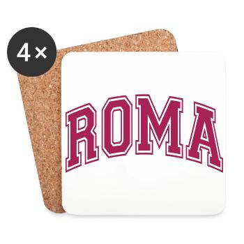 Rom - Untersetzer (4er-Set) - Weiß - Vorne