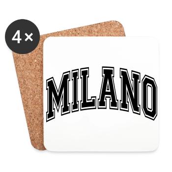 Milan - Coasters (set of 4) - white - Front