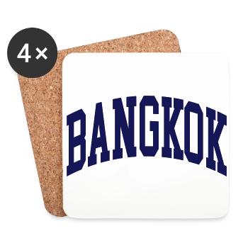 Bangkok - Dessous de verre (lot de 4) - blanc - Devant