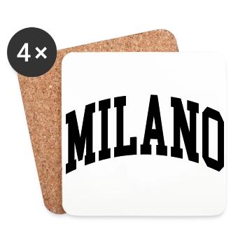 Milan - Coasters (set of 4) - white - Front