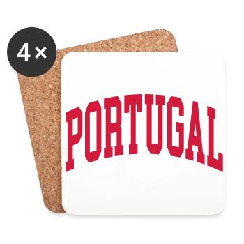 Portugal - Untersetzer (4er-Set) - Weiß - Vorne