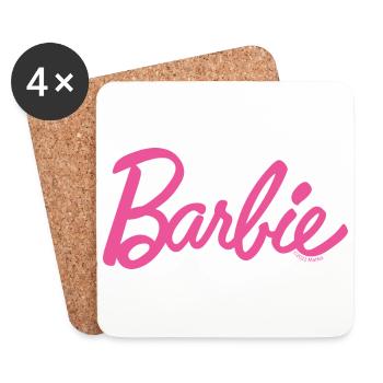 Barbie Logo Classique - Dessous de verre (lot de 4) - blanc - Devant