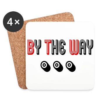 Bye the way - Coasters (set of 4) - white - Front