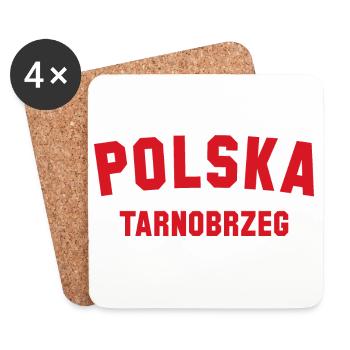 TARNOBRZEG Polska, Pologne - Dessous de verre (lot de 4) - blanc - Devant