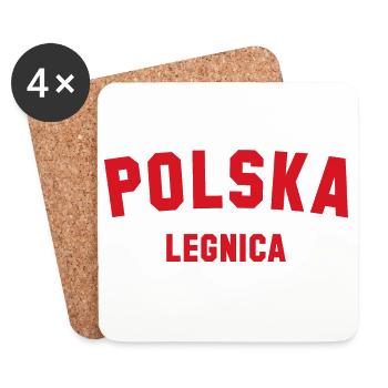 LEGNICA Polska Polen - Untersetzer (4er-Set) - Weiß - Vorne
